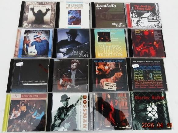 Blues CD’s 16 x. Diverse Artiesten., Ophalen of Verzenden, Zo goed als nieuw, Blues