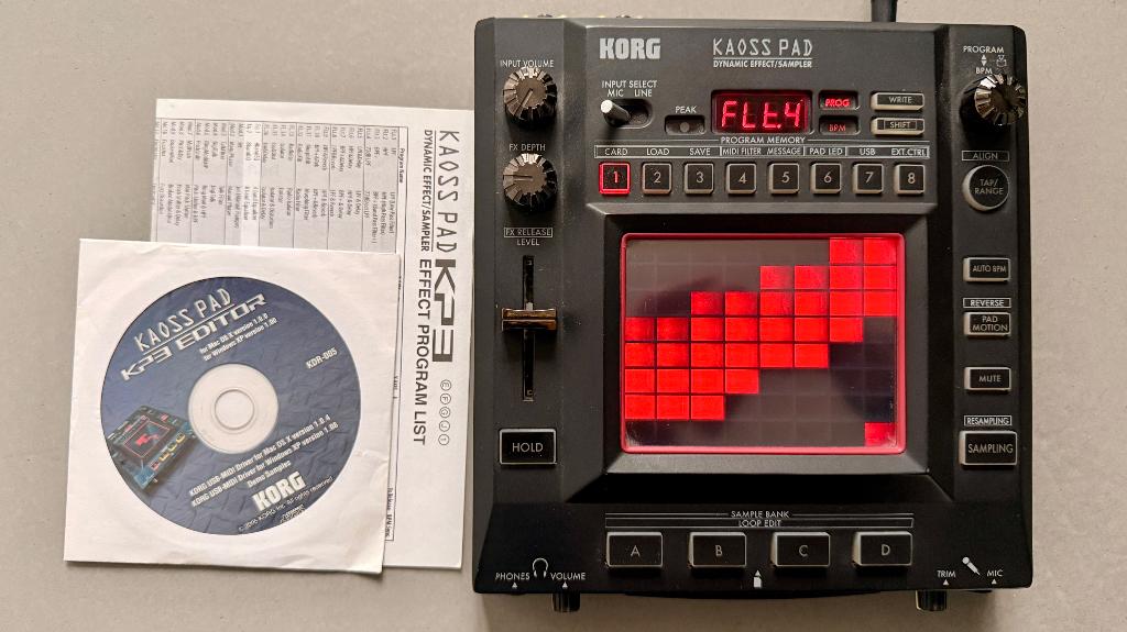 Korg Kaos Pad 3, Verzenden, Zo goed als nieuw, Delay of Echo