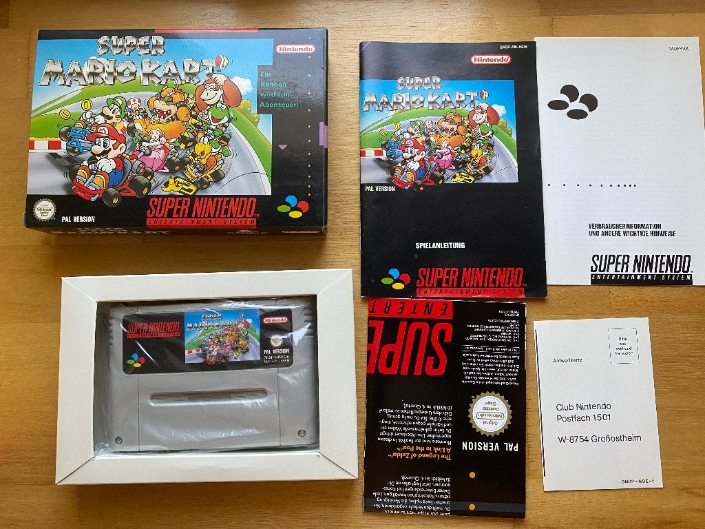 Super mario kart snes noe, Avontuur en Actie, 1 speler, Ophalen of Verzenden, Zo goed als nieuw