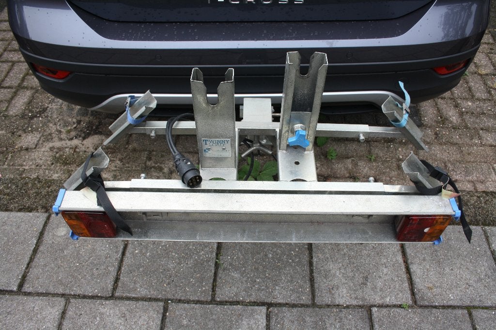 Fietsen drager, Auto diversen, Fietsendragers, Ophalen, Gebruikt, Brede banden, 2 fietsen