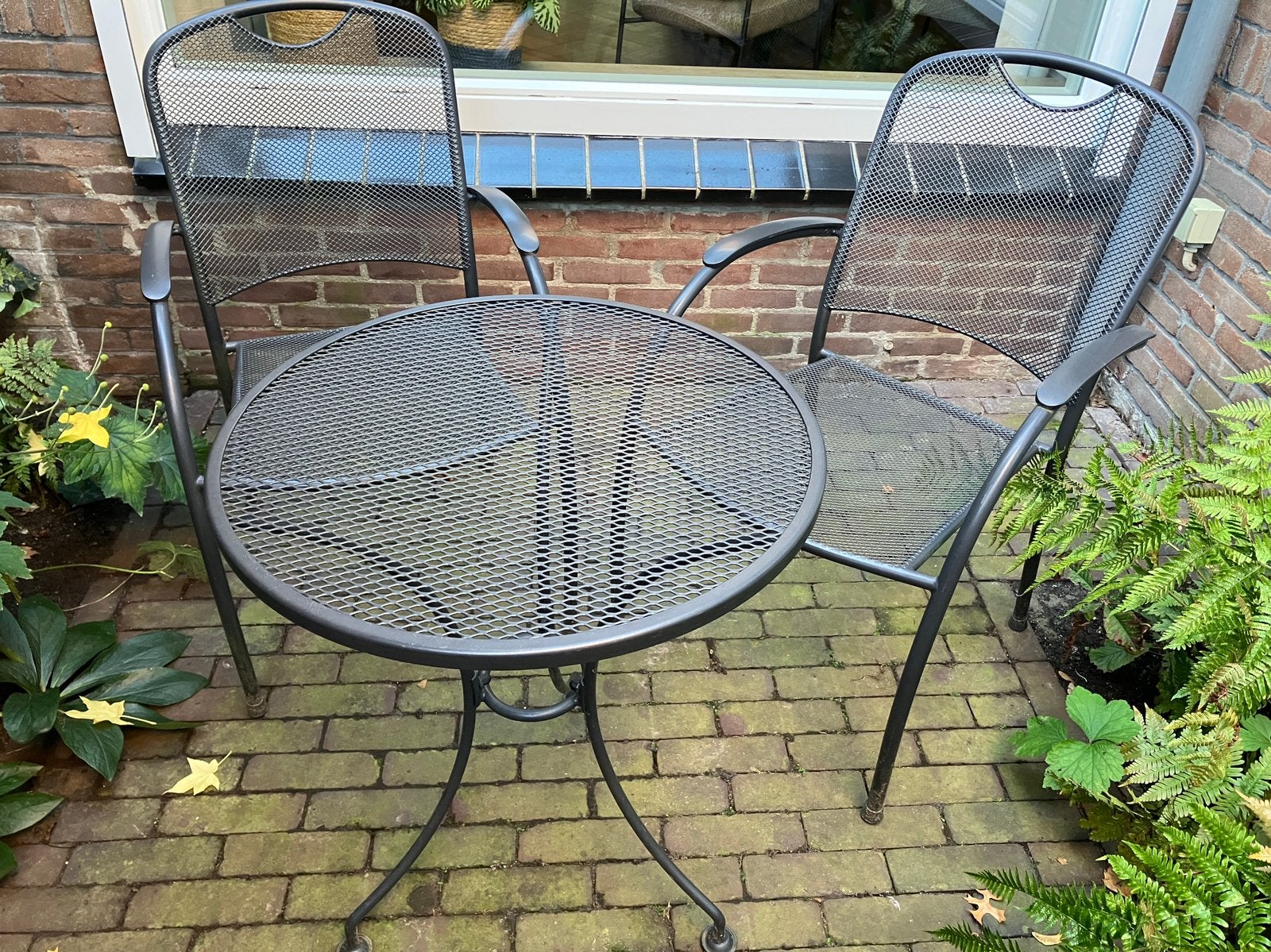 Kettler 2 stoelen en tafel, Overige materialen, Gebruikt, Tuinset, Eettafel
