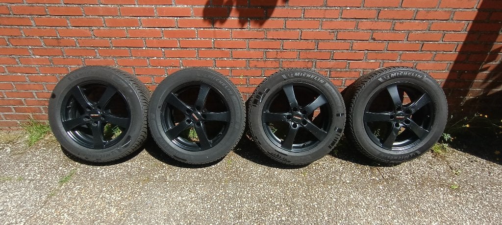 Volvo velgenset "'DEZENT RE" 6,5J x 16” met winterbanden, Auto-onderdelen, Banden en Velgen, Ophalen, Gebruikt, Velg(en), 16 inch