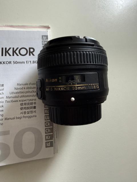 Nikon AF-s Nikkor 50mm 1:1.8G, Ophalen of Verzenden, Gebruikt, Standaardlens