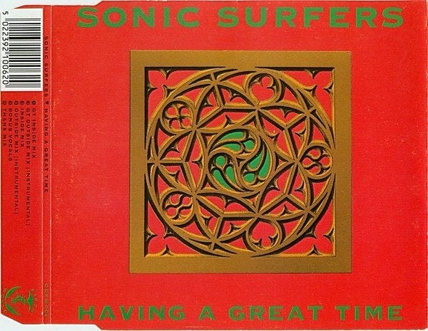 SONIC SURFERS CD SINGLE HAVING A GREAT TIME, Ophalen of Verzenden, Zo goed als nieuw, Pop
