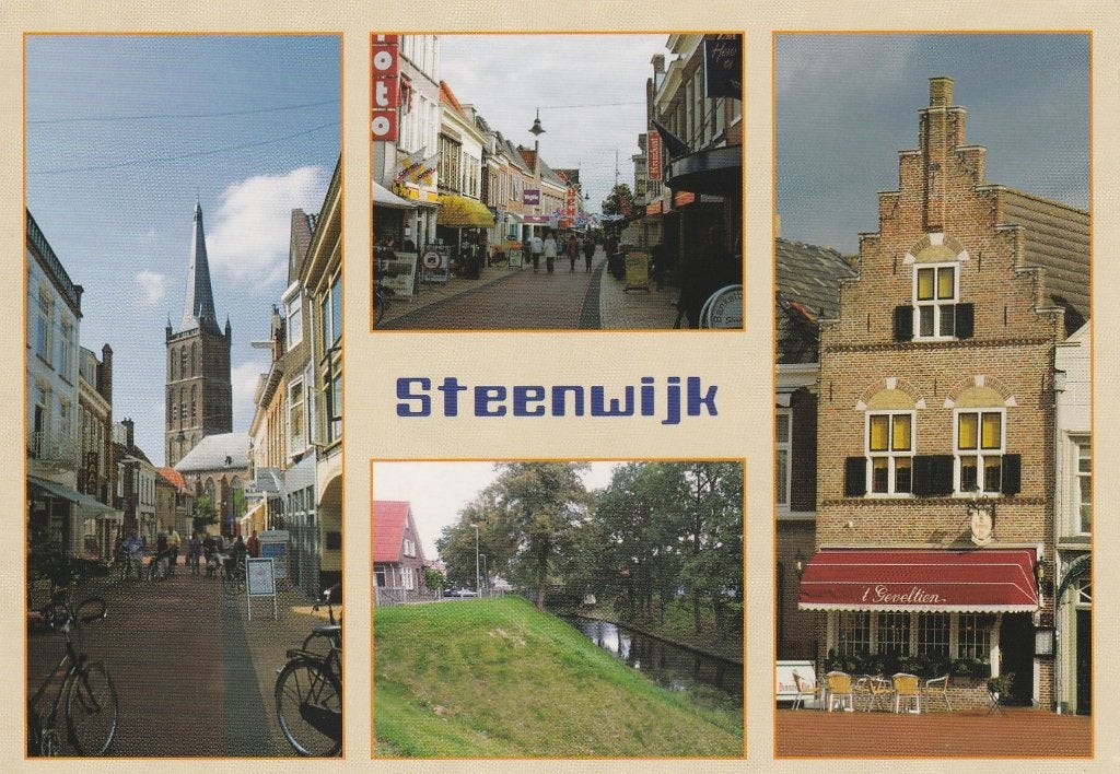 STEENWIJK Centrum Winkels Gevel, Verzenden, 1980 tot heden, Gelopen, Overijssel