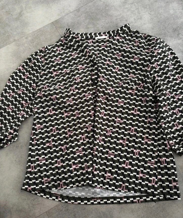 Jane Lushka set: blouse draagmaat 42  en broek m met print, Maat 42/44 (L), Ophalen of Verzenden, Zo goed als nieuw, Jane Lushka