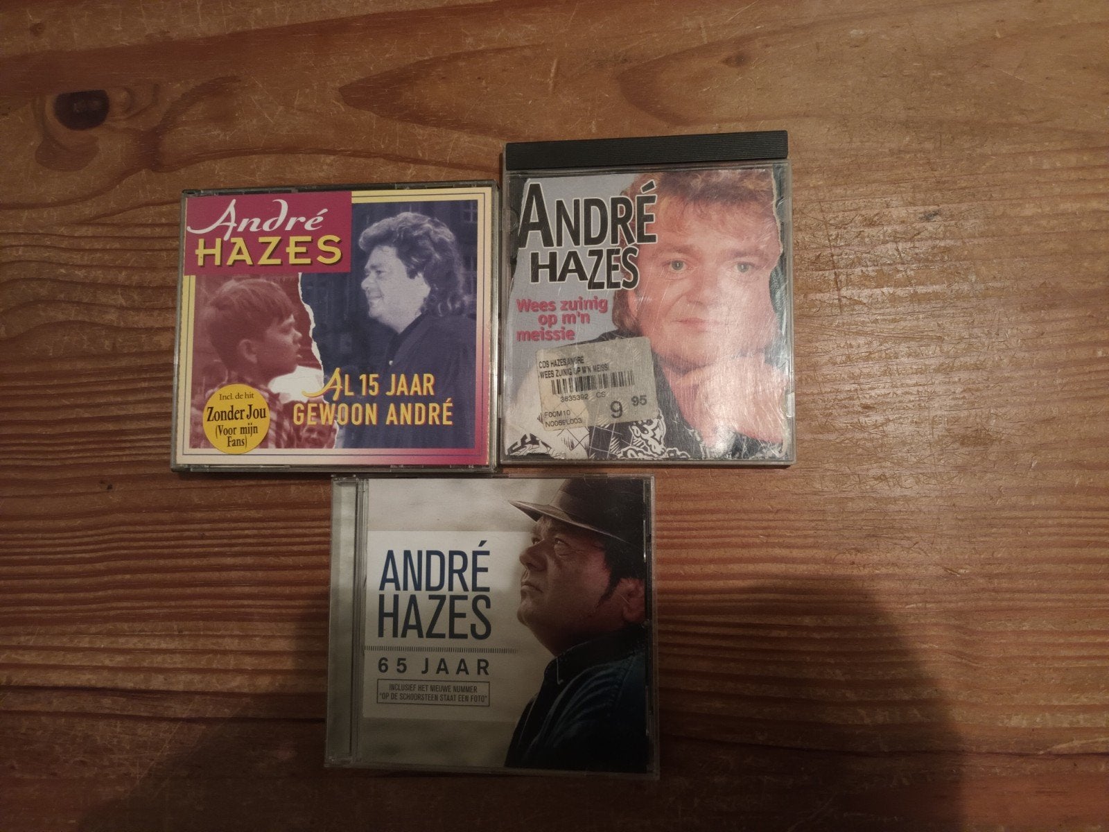 André Hazes CD collectie: Al 15 Jaar, Wees Zuinig, 65 Jaar, Gebruikt, Ophalen of Verzenden, Levenslied of Smartlap, Inclusief doosje