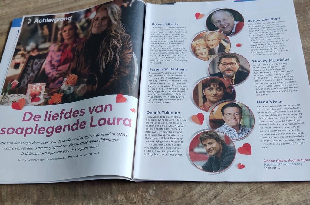 De liefdes Van Laura GTST - Jette van der Mey - uit 2023, Ophalen of Verzenden, 1980 tot heden, Nederland, Knipsel(s)