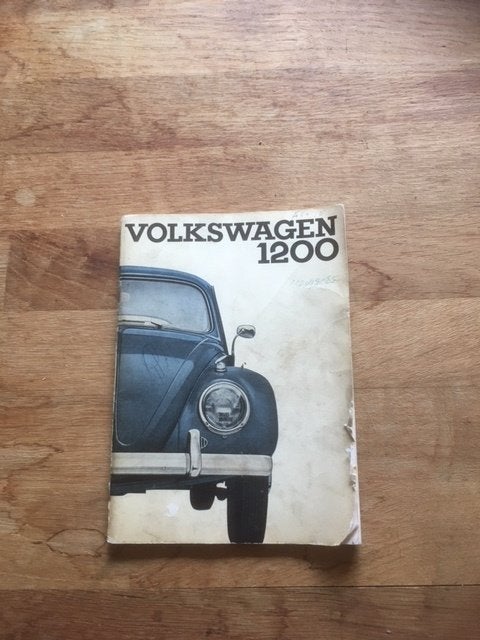 Volkswagen 1200 Handleiding Limousine en Cabriolet (1963) NL, Ophalen of Verzenden