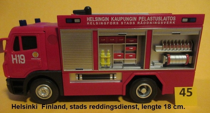 div. model brandweerauto's uit Zweden en Finland., Ophalen of Verzenden, Nieuw, Auto