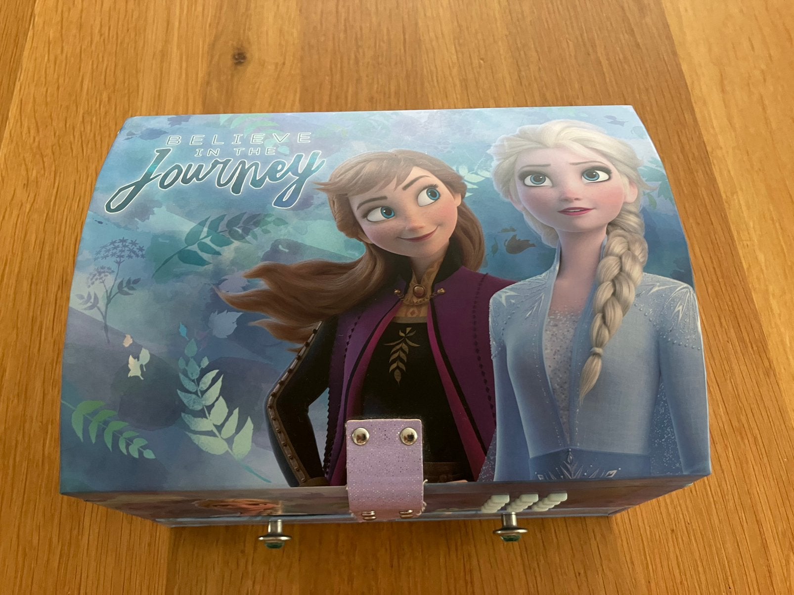 Frozen sieradendoos met code, Ophalen, Zo goed als nieuw, Roze