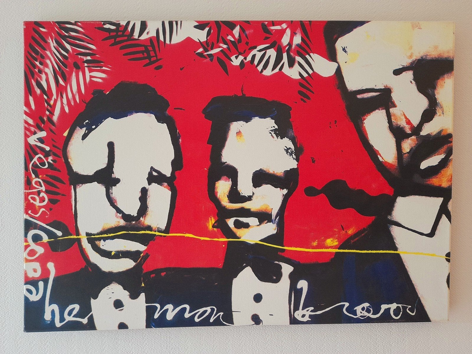 Herman Brood canvas - Vegas 70x50, Ophalen, Poster, Artwork of Schilderij