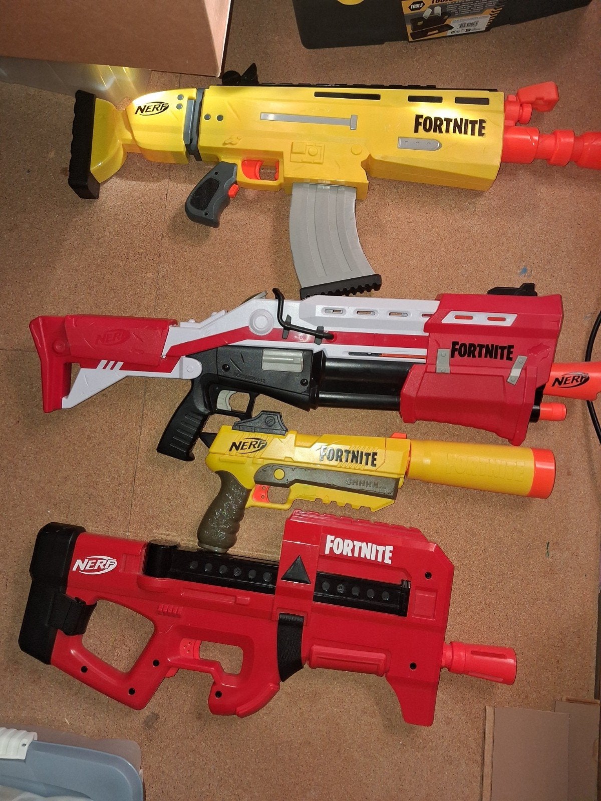 Nerf Fortnite Blasters Set met Kogels, Ophalen of Verzenden, Gebruikt