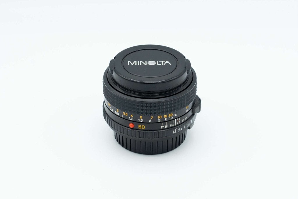 Minolta 50mm f1.7 voor analoog (Foto-Groep Doorn), Audio, Tv en Foto, Fotografie | Lenzen en Objectieven, Niet ingevuld, Gebruikt