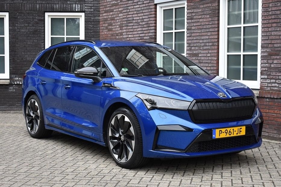 Skoda Enyaq 80 Sportline SOH 93% Wij zijn op afspraak geopen, Auto's, Skoda, Achterwielaandrijving, 495 min, 201 pk, 80 kWh