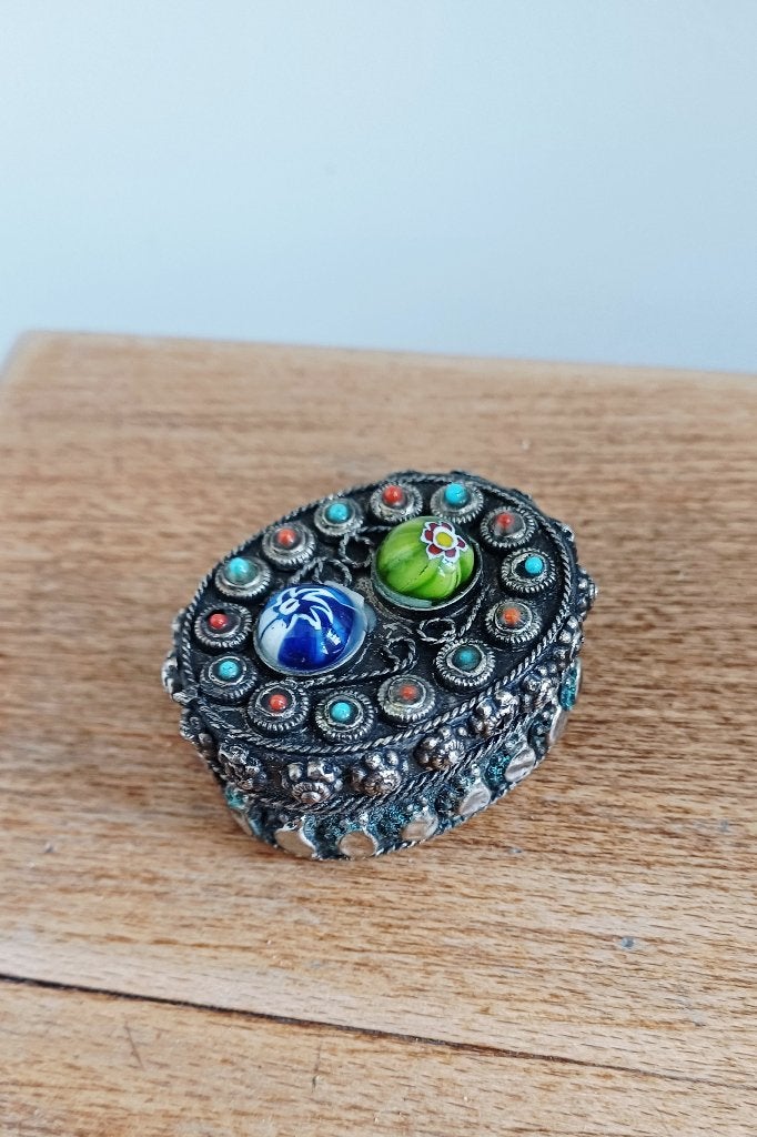 Vintage Pillendoosje, Ophalen of Verzenden