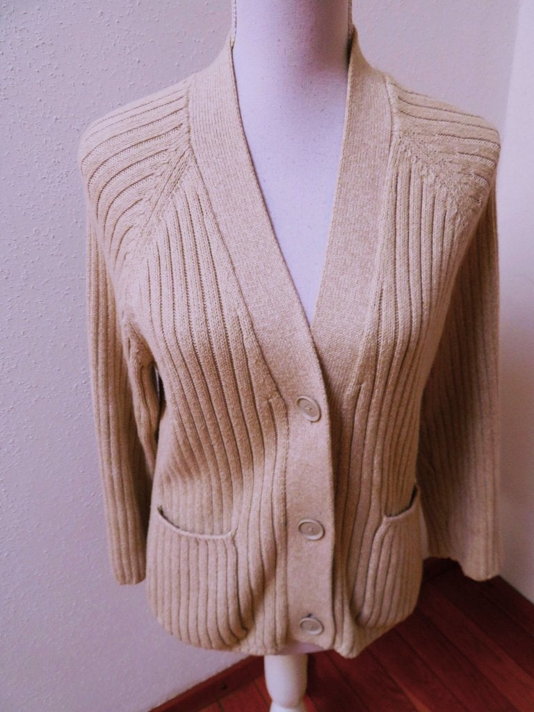 P61 BERSHKA nieuw vest beige L past voor 38/40, Maat 38/40 (M), Beige, Nieuw, Bershka