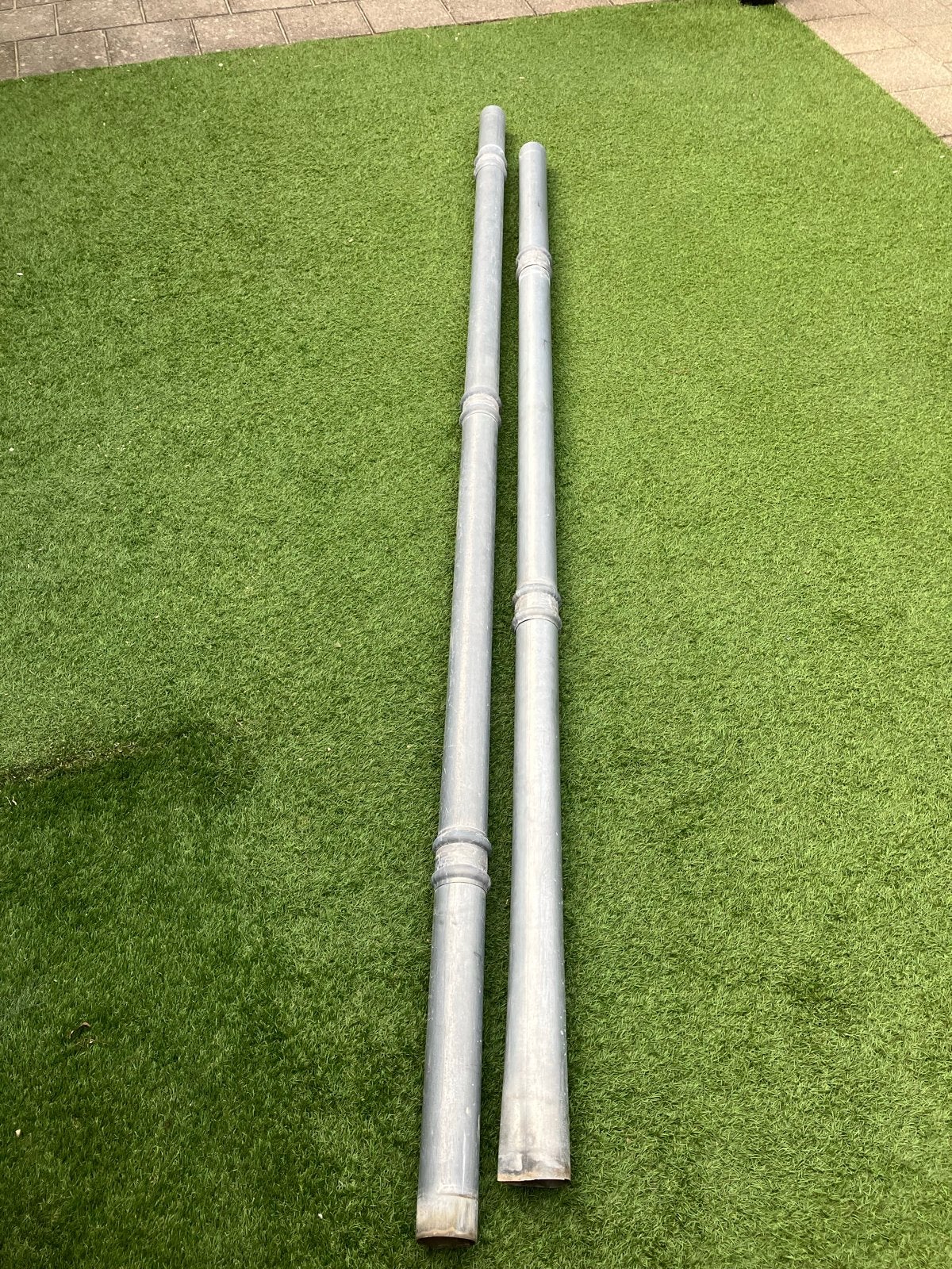 Hemelwaterafvoer buizen - 3,0 en 2,8 meter, Doe-het-zelf en Verbouw, Buizen en Afvoer, Ophalen, Afvoer, Gebruikt, 2 tot 4 meter