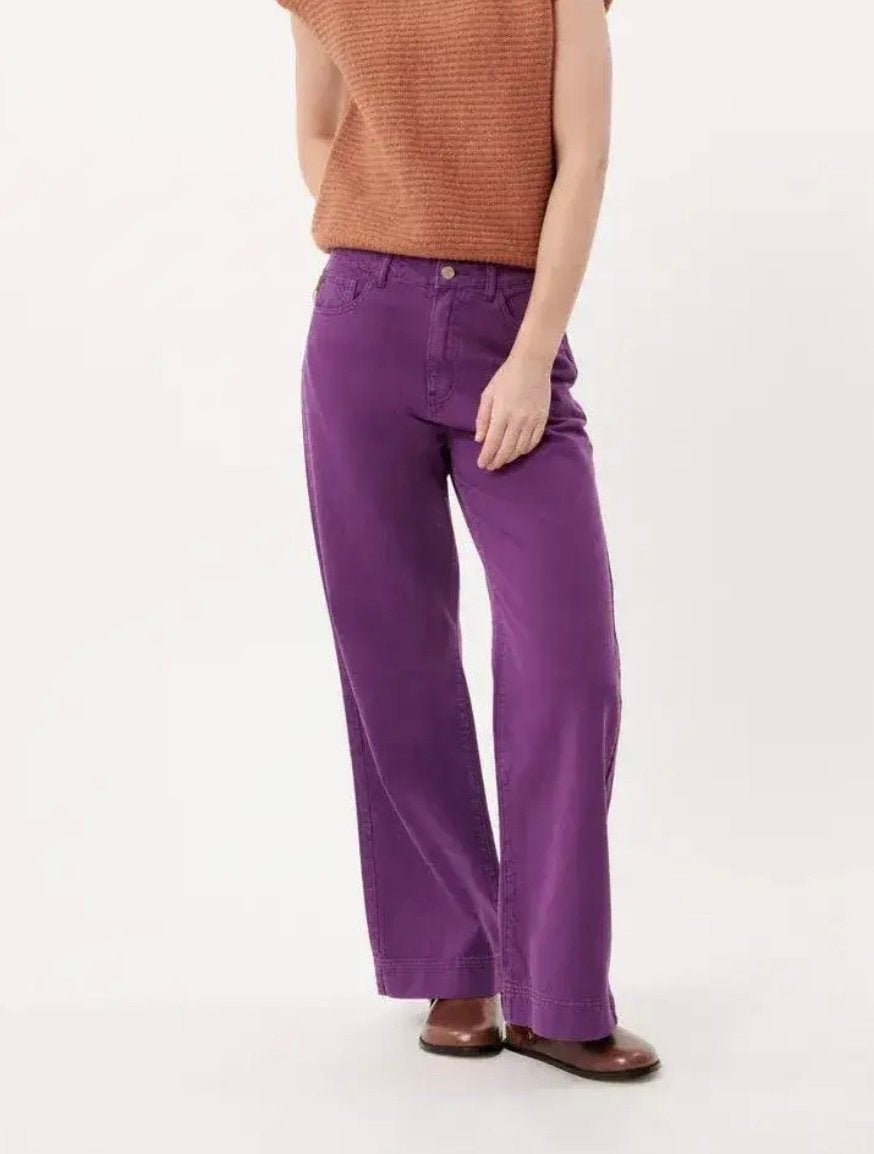FRNCH broek Aline maat 30, Maat 38/40 (M), Verzenden, Paars, Nieuw