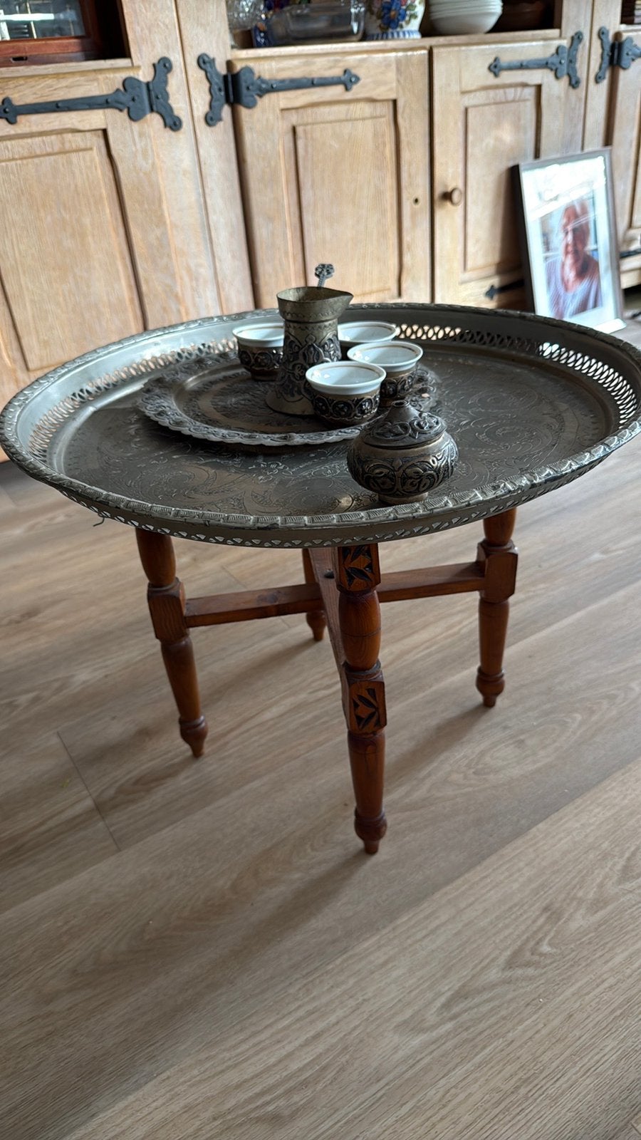 Marokaanse thee set, Ophalen