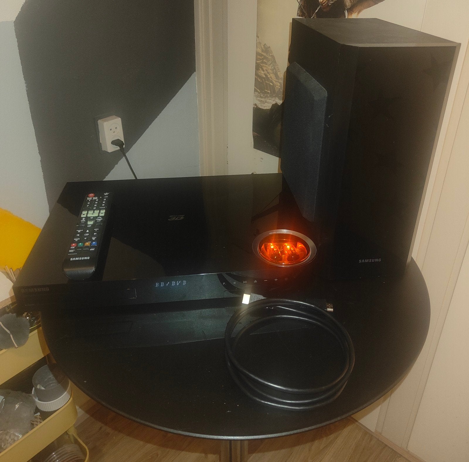 Samsung Blu ray  home cinema set 5.1 Dolby, Audio, Tv en Foto, Home Cinema-sets, Blu-ray-speler, 70 watt of meer, Zo goed als nieuw