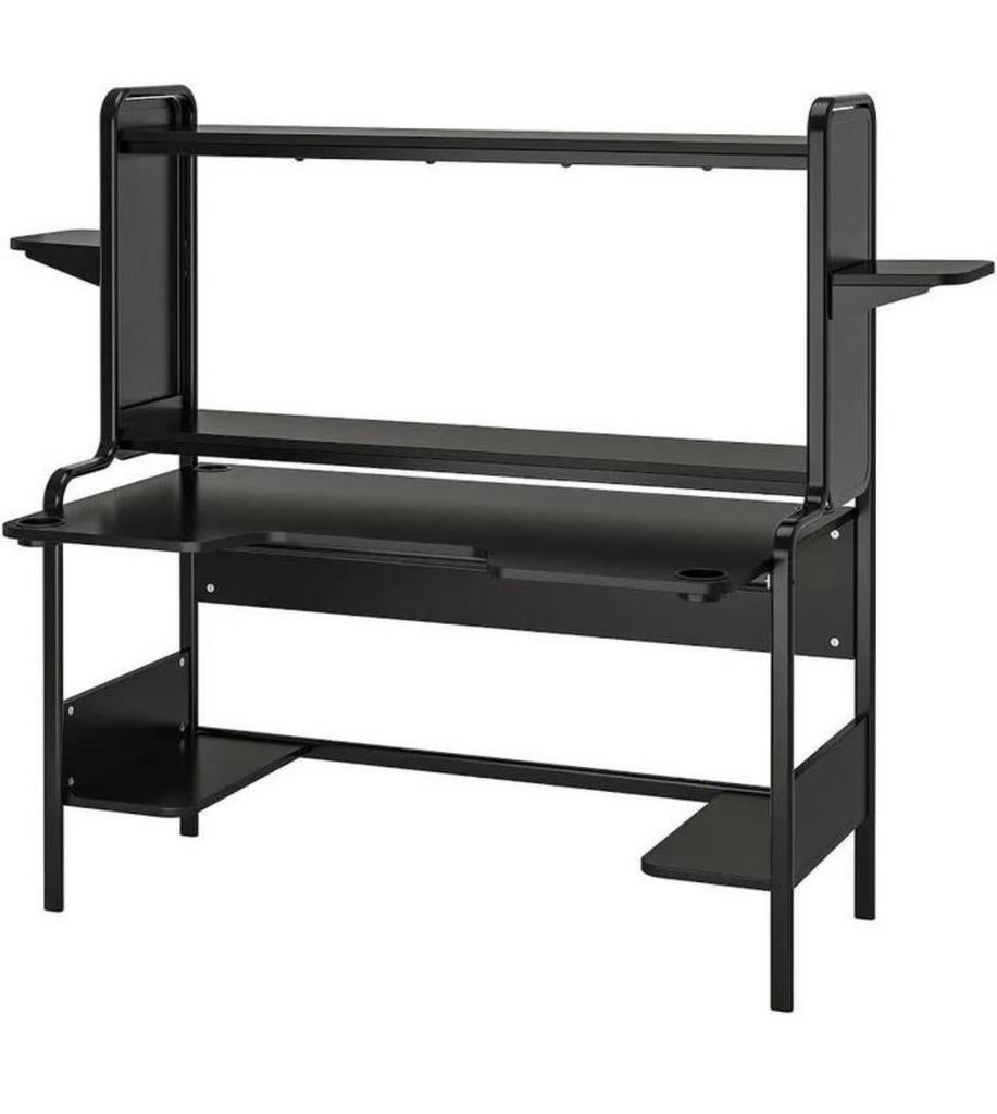 IKEA Fredde Gaming Bureau - Compleet en Goede Staat, Ophalen, Spaanplaat of MDF, Zo goed als nieuw, IKEA