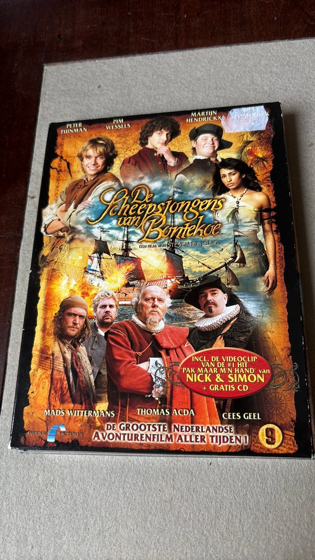 De scheepsjongens van Bontekoe dvd, Alle leeftijden, Ophalen of Verzenden, Zo goed als nieuw