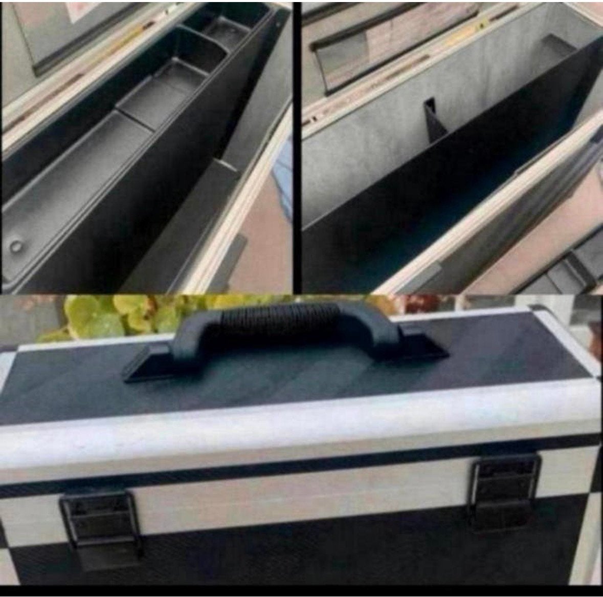 Hard case Kantoor Koffer met vakken. Cijfer slot van Hulshof, Ophalen of Verzenden, Gebruikt, Hard kunststof
