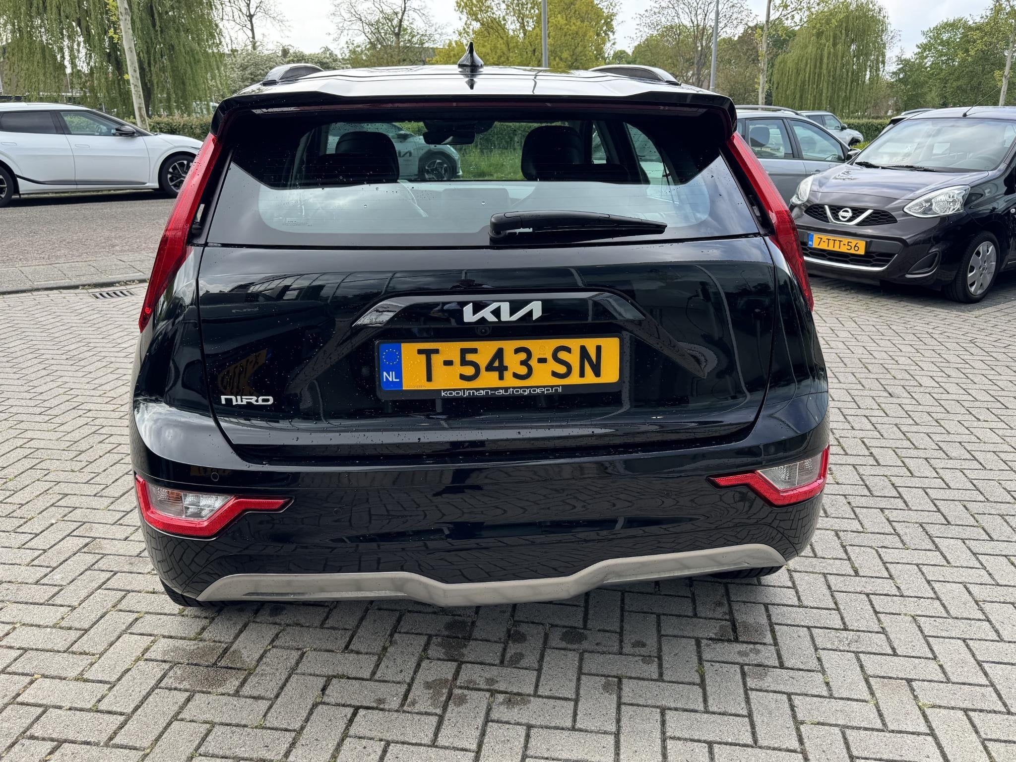 Kia Niro EV DynamicLine 64.8 kWh Nav|Camera|Lmv, Auto's, Kia, Gebruikt, 750 kg, 1657 kg, Leder en Stof