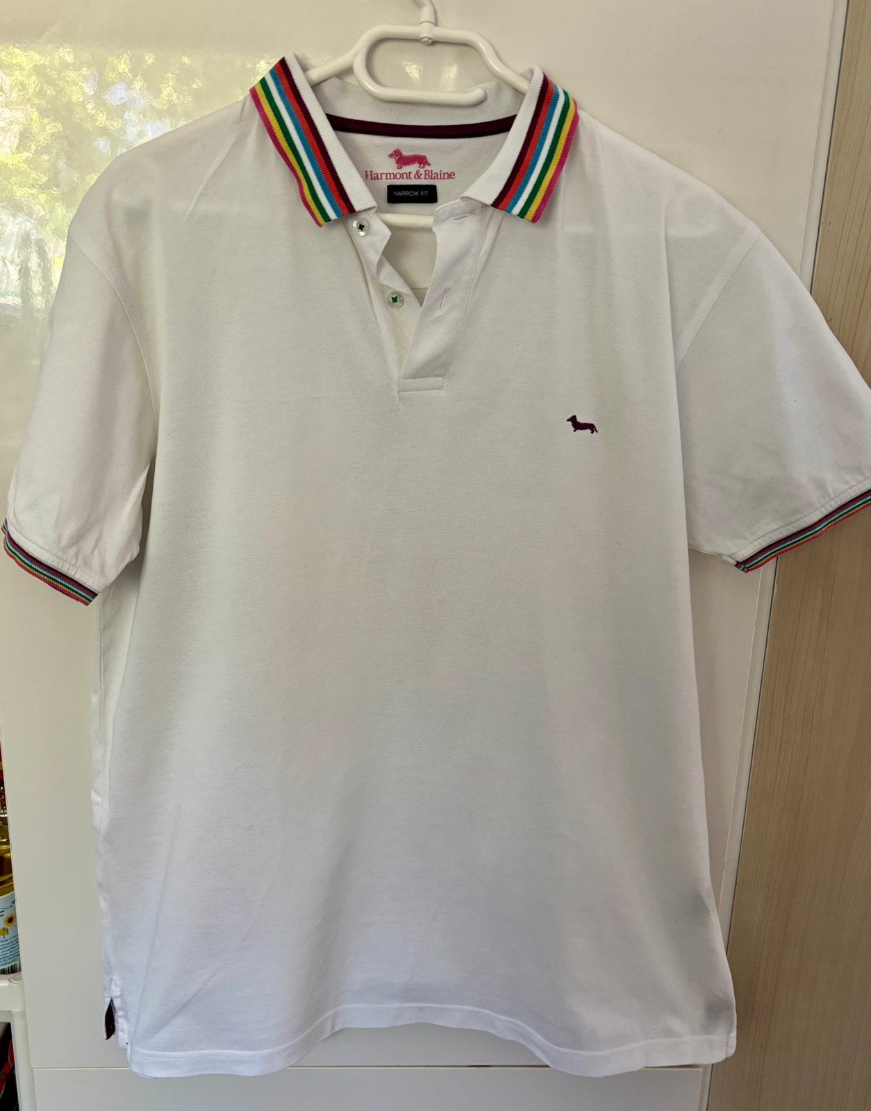 Polo Harmont&Blaine, Verzenden, Zo goed als nieuw, Maat 56/58 (XL), Wit