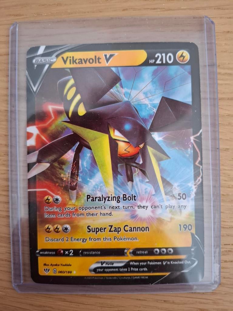 Pokémon kaart Vikavolt V, Ophalen of Verzenden