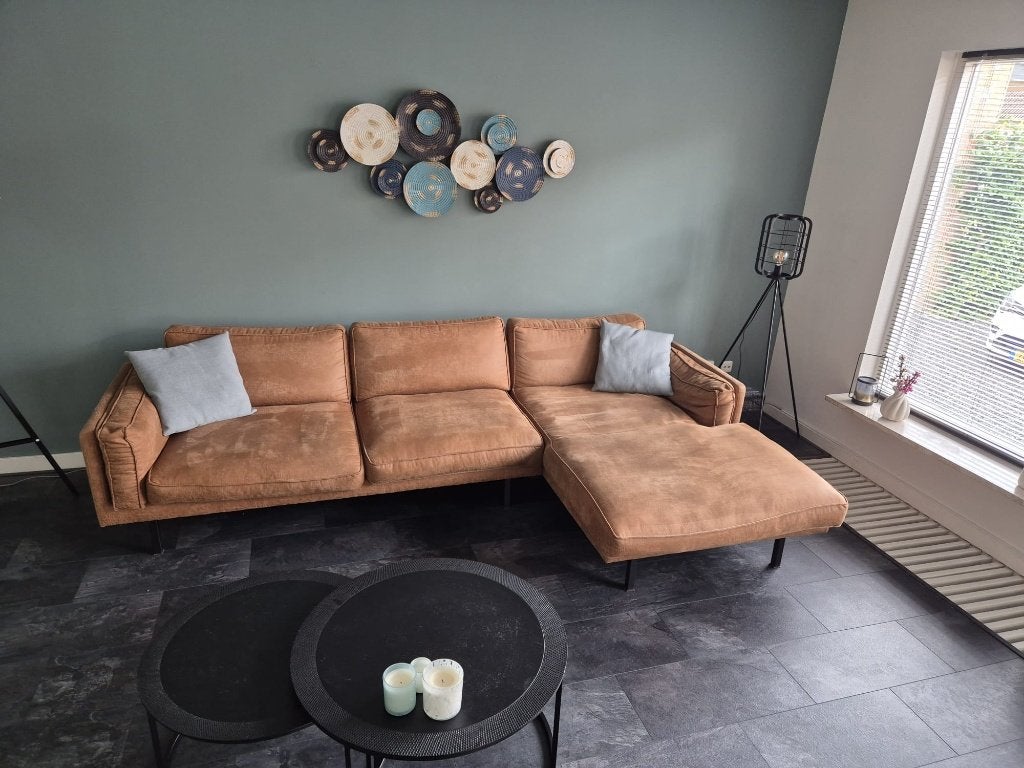 Bank met lounge gedeelte, Ophalen, Gebruikt, Stof
