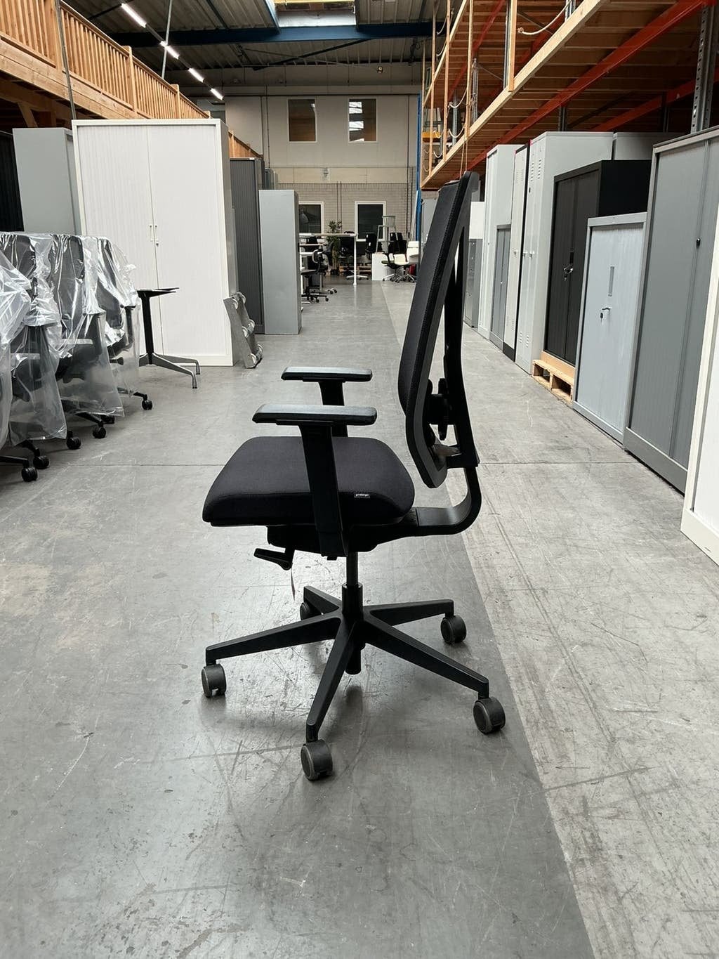 Girsberger Yanos Bureaustoel | Netrug | Zwart, Gebruikt, ., Zwart, Ophalen of Verzenden