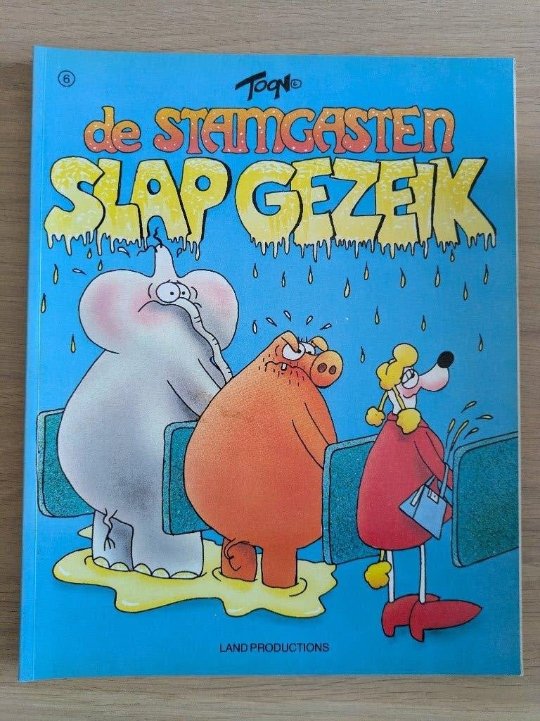 Stripboek de Stamgasten 6, Gelezen, Eén stripboek, Ophalen of Verzenden, Toon van Driel