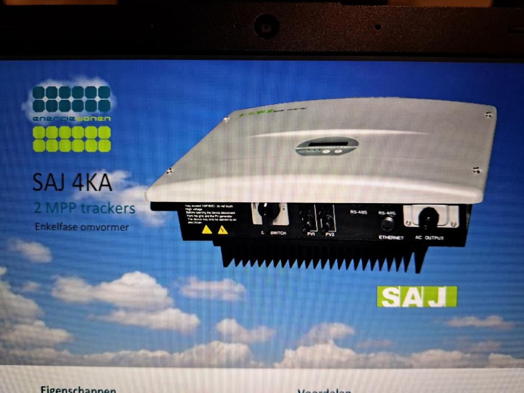SAJ 4KA omvormer zonnepanelen. Nieuw in doos!, Ophalen of Verzenden, Nieuw