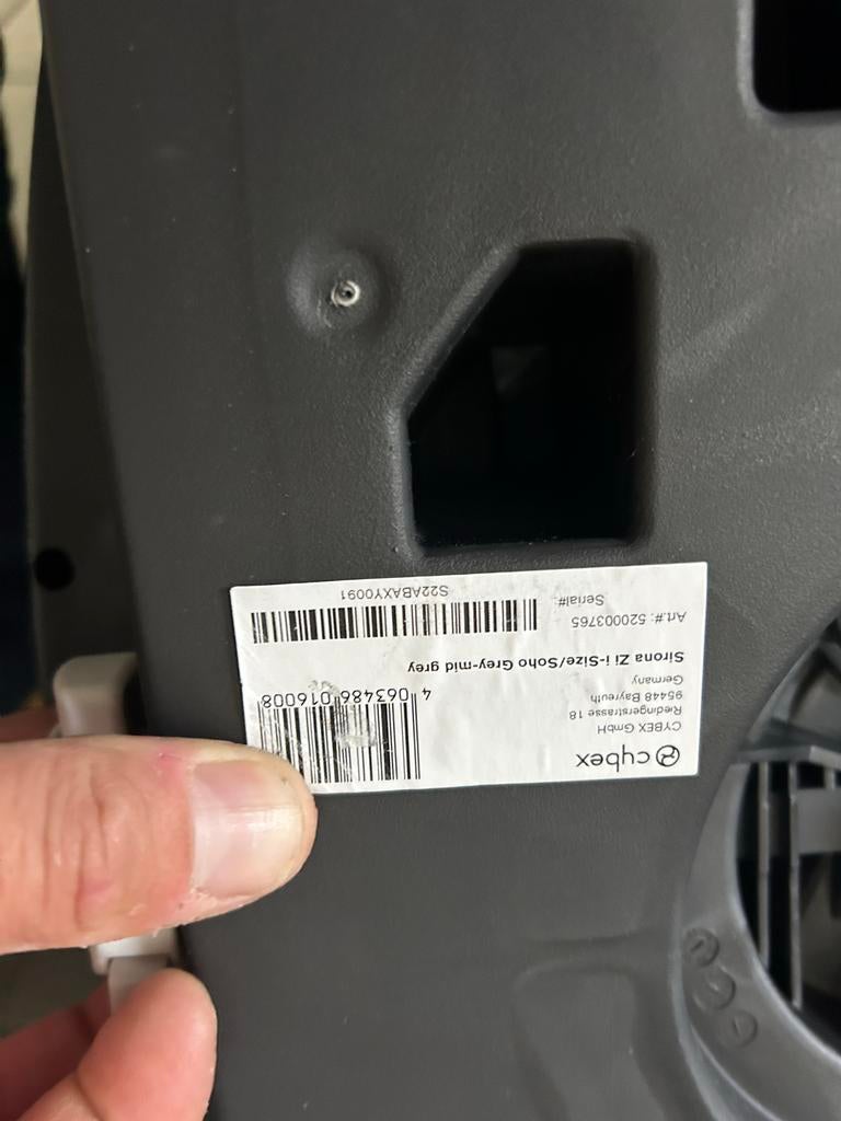 Cybex Sirona Z i-Size Soho Grey-mid grey autostoel, 0 t/m 18 kg, Verstelbare rugleuning, Zo goed als nieuw, Isofix
