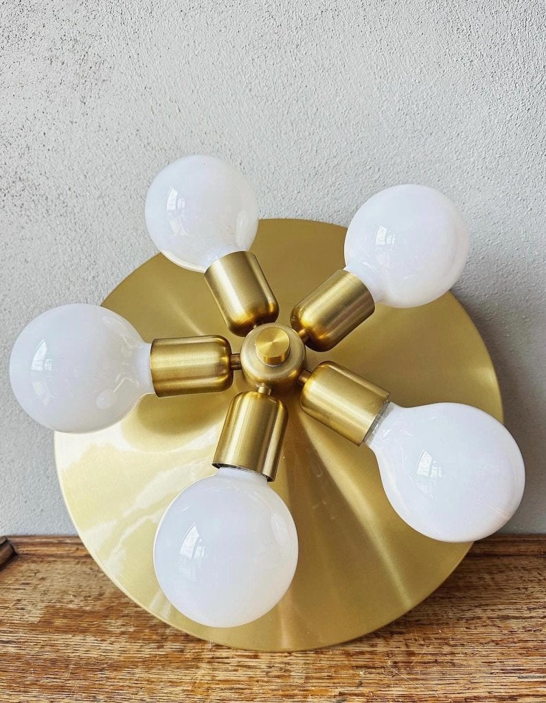 Vintage spoetnik lamp Hustadt Leuchten, Niet ingevuld, Gebruikt, Niet ingevuld, Ophalen of Verzenden