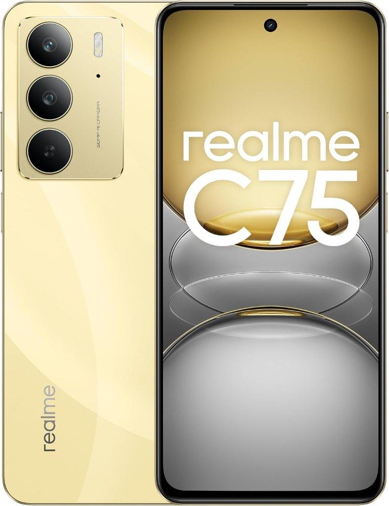 Realme C75 256GB opslag Goud, Telecommunicatie, Mobiele telefoons | Overige merken, Overige modellen, Nieuw, Ophalen of Verzenden