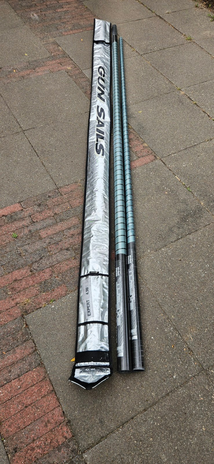 Mast Gunsails SDM Expert 4.90m, Watersport en Boten, Windsurfen, Ophalen, Gebruikt, Mast, Gunsails