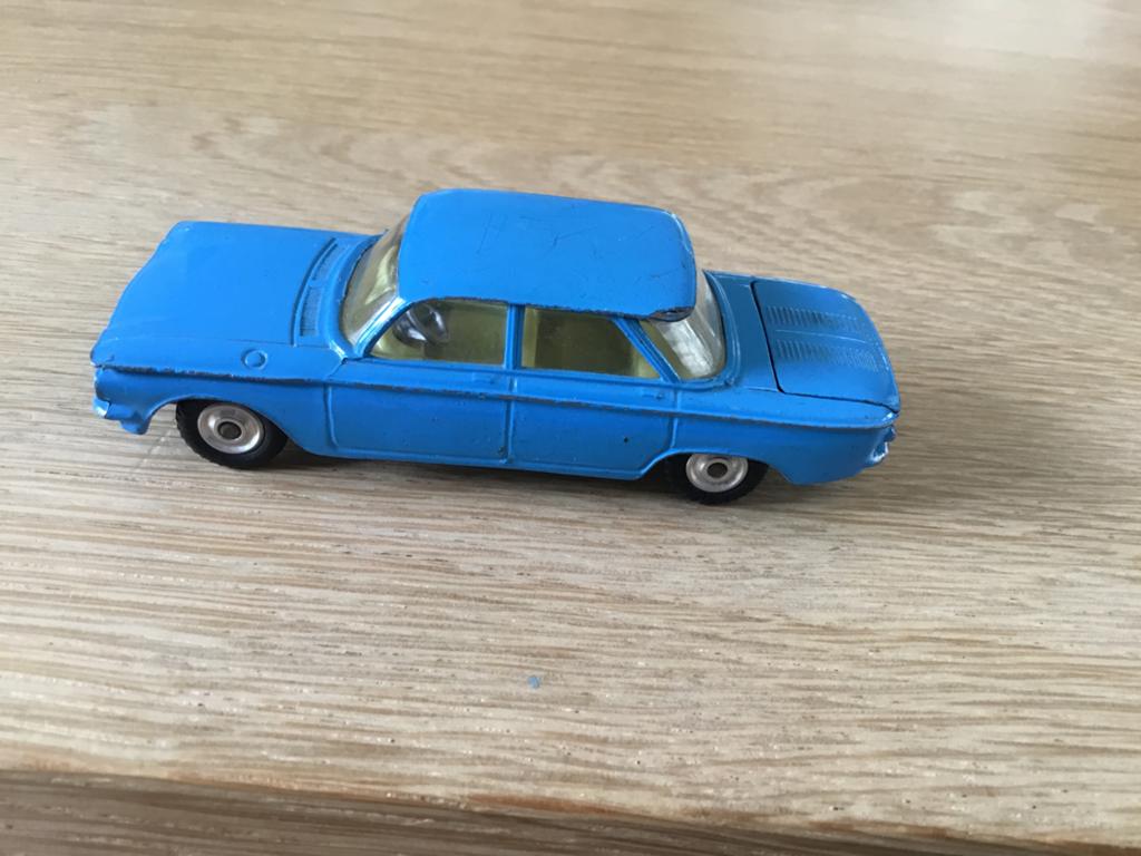 Corgi Toys Chevrolet Corvair Rek5, Hobby en Vrije tijd, Modelauto's | 1:43, Gebruikt, Corgi Toys, Auto, Corgi