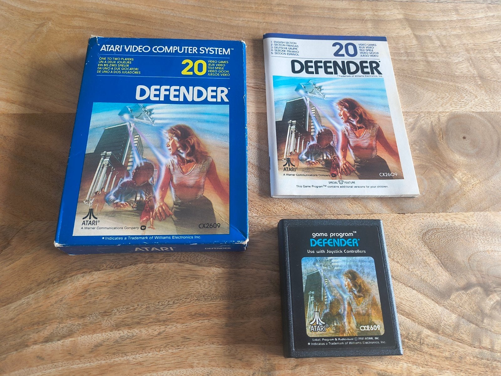 Defender voor de Atari 2600, Spelcomputers en Games, Games | Atari, Avontuur en Actie, Gebruikt, 1 speler, Ophalen of Verzenden