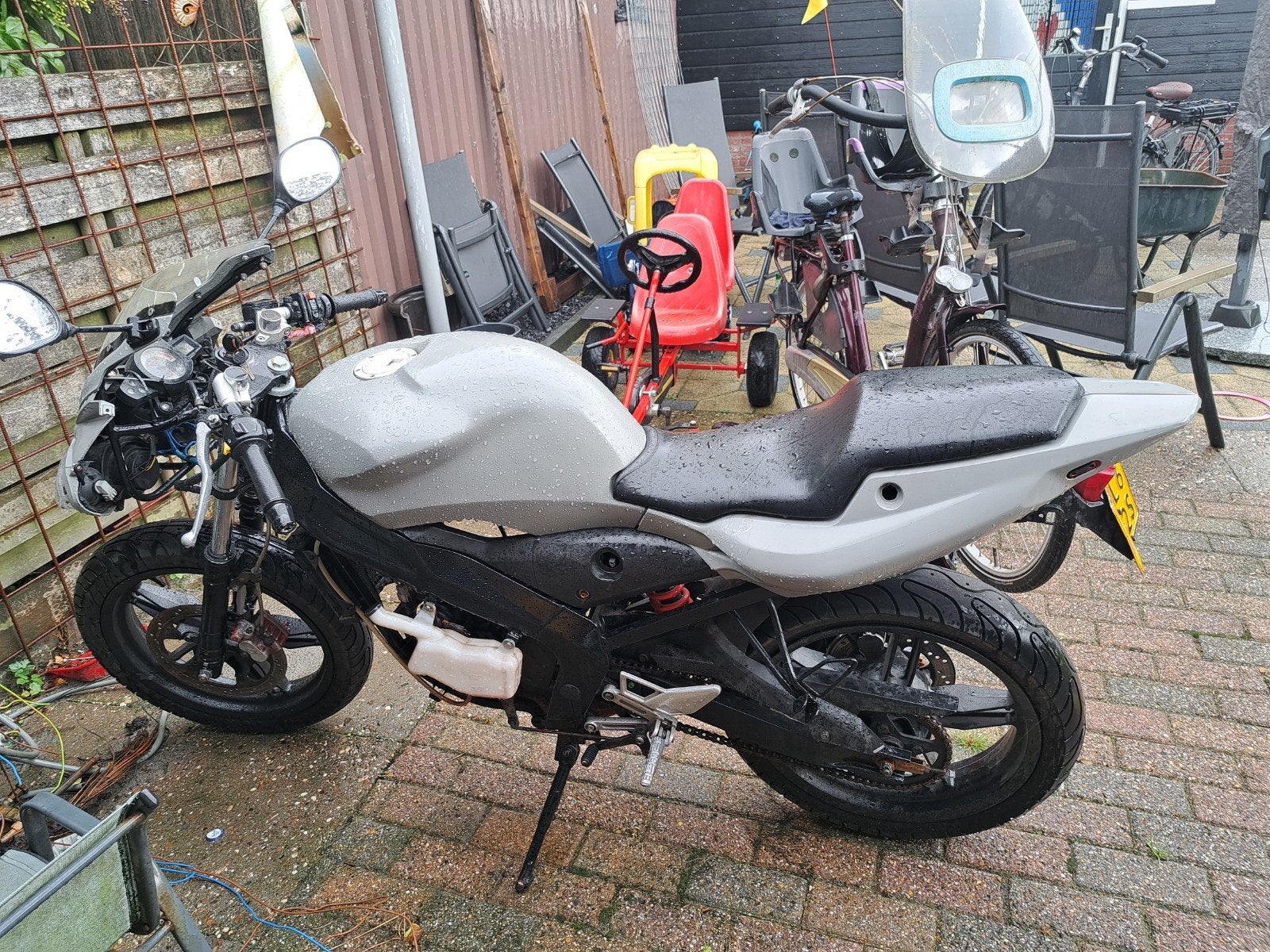 yamaha tzr 50 schakelbrommer, Ophalen