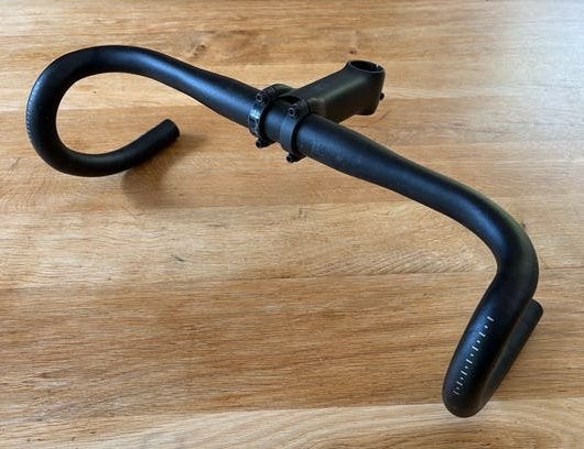 Bontrager Comp VR—C stuur 42cm + stuurpen 110mm, Fietsen en Brommers, Gebruikt, Stuur, Ophalen of Verzenden, Aluminium