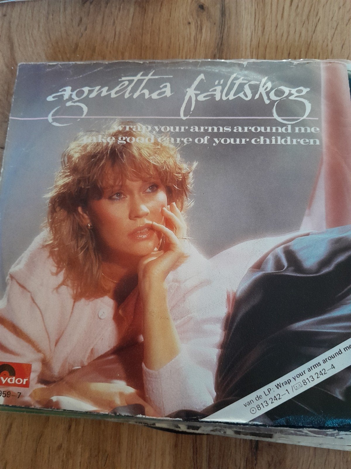 Agnetha faltskog 7inch wrap your arms around me, Ophalen of Verzenden, Zo goed als nieuw, Pop