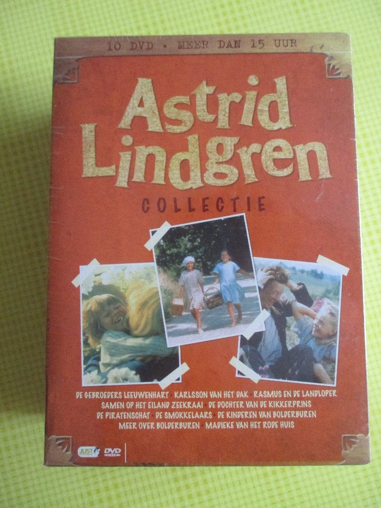 Astrid Lindgren - Collectie - 10 DVD BOX - NIEUW !!!, Avontuur, Alle leeftijden, Boxset, Ophalen of Verzenden