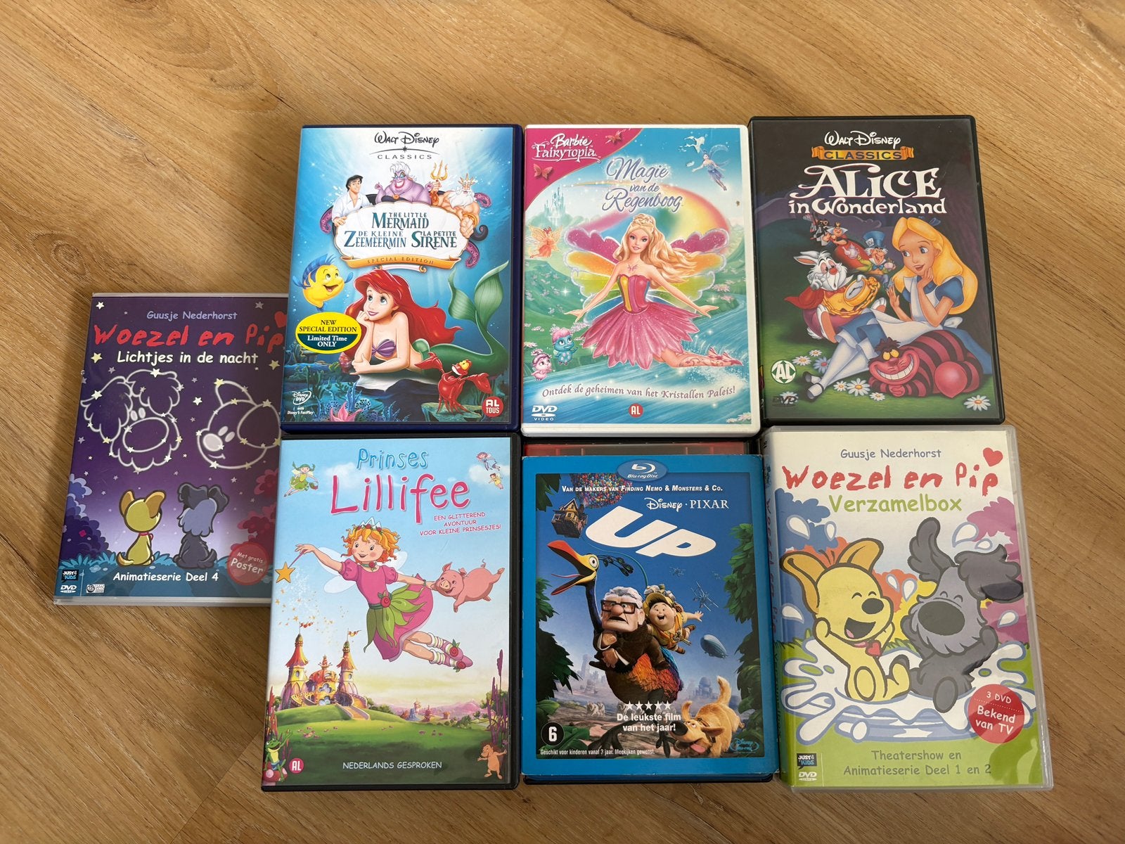 Diverse kinderfilms op dvd, Alle leeftijden, Ophalen of Verzenden, Zo goed als nieuw