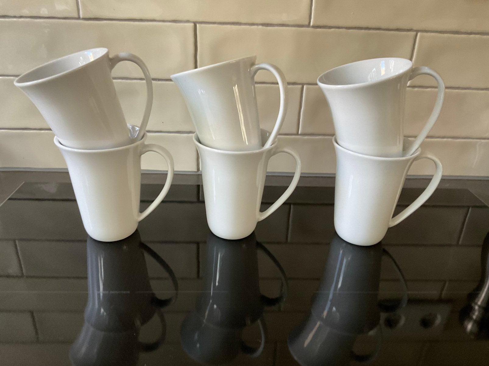 Alessi Ku bekers van Toyo Ito uit 2006 (6), Ophalen of Verzenden, Zo goed als nieuw, Overige stijlen, Kop(pen) en/of Schotel(s)