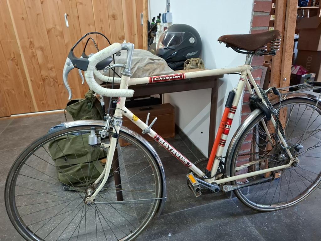 Vintage Batavus Champion racefiets, Fietsen en Brommers, Fietsen | Racefietsen, Ophalen, 28 inch, Gebruikt, Batavus