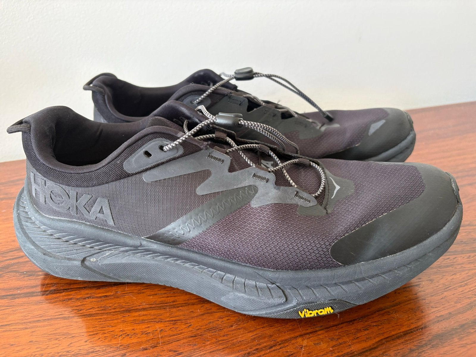 Hoka Loopschoenen Heren Maat 46 met Vibram Zolen, Overige merken, Gebruikt, Hardloopschoenen, Ophalen of Verzenden