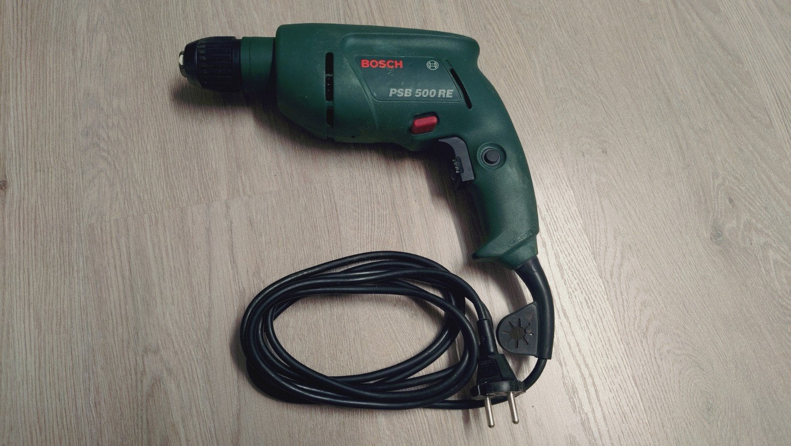 Bosch PSB 500 RE Klopboormachine - 500W, Doe-het-zelf en Verbouw, Gereedschap | Boormachines, Ophalen of Verzenden, Gebruikt, 400 tot 600 watt